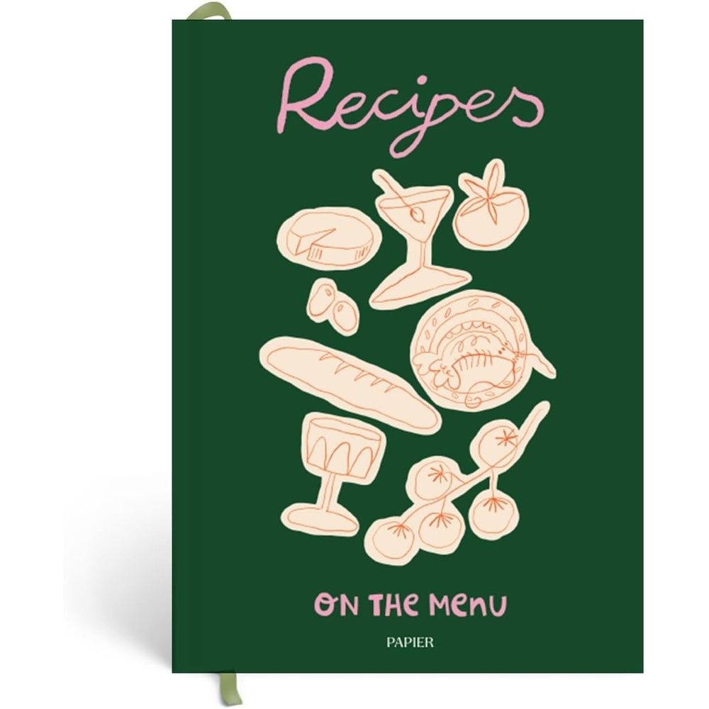 image:imagePapier Al Fresco Recipe Journal  Hardback  Blank Space To Plan Breakfast Lunch Dinner Dessert  Foodie Gift  Write Your Own Recipes Note Ingredients amp Tips  Includes Size amp Temperature Chart