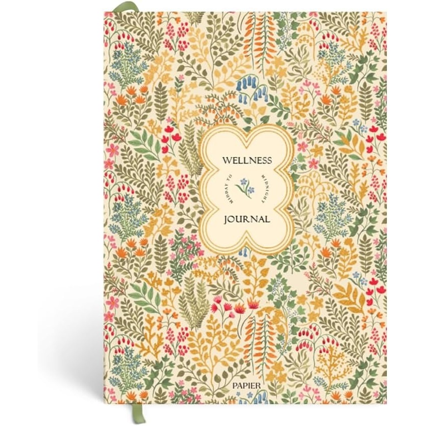 image:imagePapier Fairy Flies 12 Week Wellness Journal  Floral Hardback  Log Intentions Sleep amp Energy Morning amp Evening  Weekly amp Monthly CheckIn  Undated Planner  Reflection Mindfulness  Self Care Gift