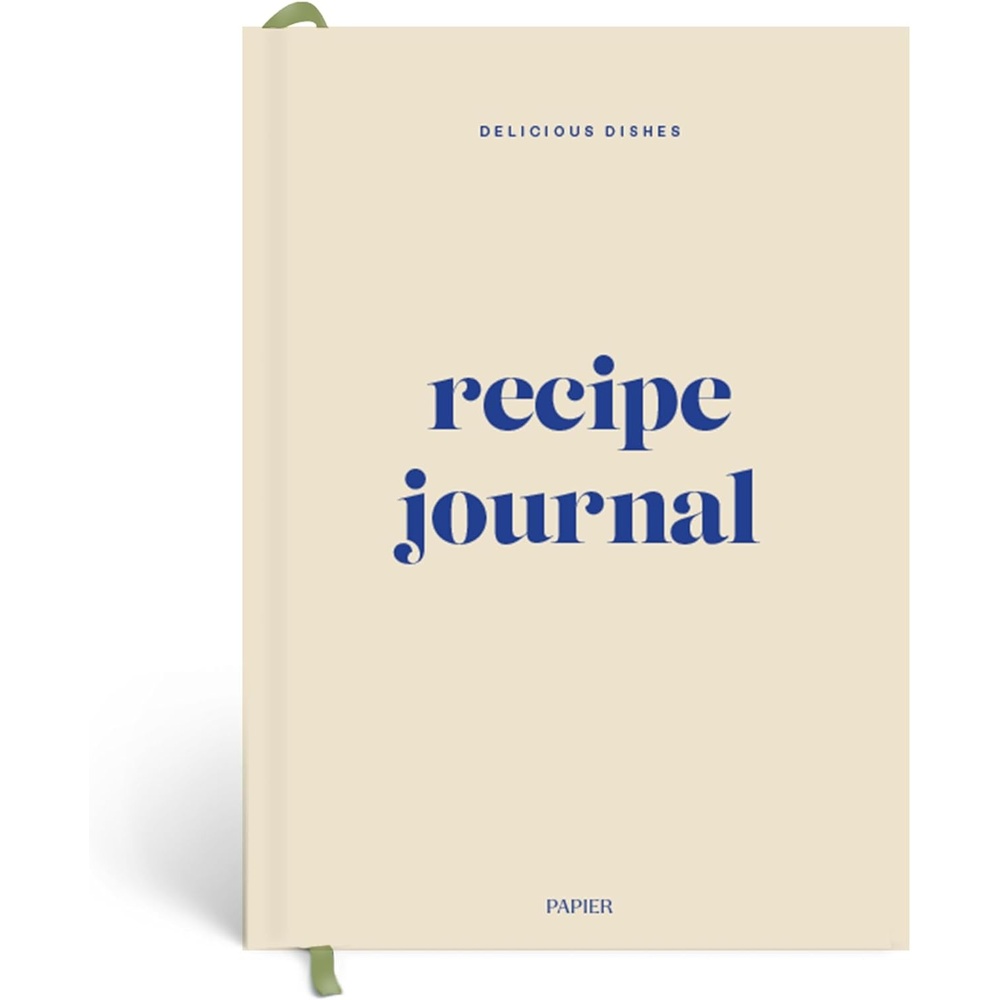 image:imagePapier Hardback Recipe Journal  Cream 846 L x 602 W  Hardcover Food Recipe Cooking amp Dining Journal  Diary Preserves Family Traditions Space for Meal Ratings Cooking Hints amp Tips