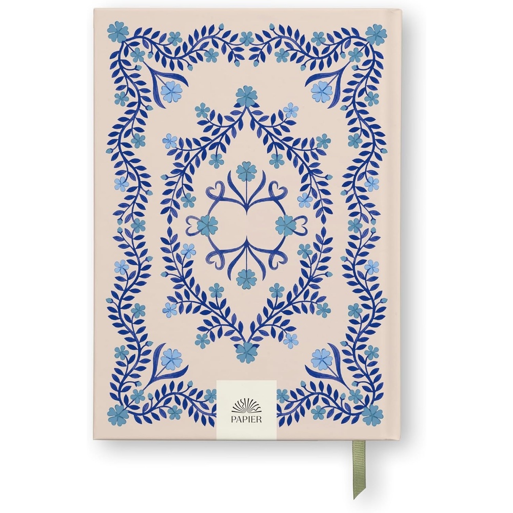image:imagePapier Italian Summer Blue Hardcover Lined Notebook  Perfect for Writing amp Planning  Note Down Ideas Thoughts ToDos Priorities amp Lists  100 gsm Pages  Cute Writer Gift