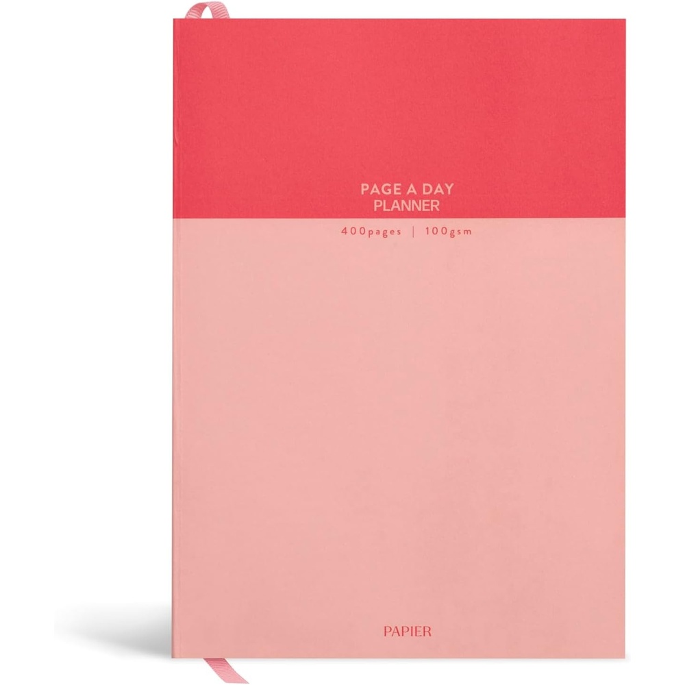 image:imagePapier Undated Daily Planner Pink 846L x 602W