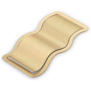 Papier Brass Wave Bookmark – 1.6″ x 3″ | Elegant Gold Colour with Page Clip | Keep Your Page While Reading | Suitable for Diaries, Books, Notebooks, Planners & Journals | Great Gift for Writing Lovers