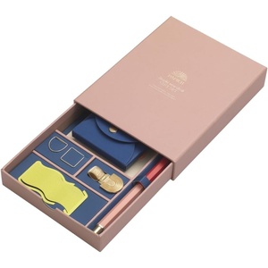 Papier Bright New Days Gift Set – Rollerball Pen, Pen Bookmark, Clip, 2 Paper Clips, 6 Sticky Tabs & Sticky Notes | Great for School, College & Office | Organizer Present With Presentation Box