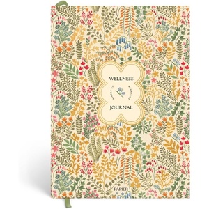 Papier Fairy Flies 12 Week Wellness Journal – Floral Hardback | Log Intentions Sleep & Energy, Morning & Evening | Weekly & Monthly CheckIn | Undated Planner | Reflection, Mindfulness | Self Care Gift
