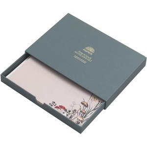 Papier Keep in Touch Modern Notecard Set – 12 Notecards | Four Elegant Designs | Write Your Own Letters & Messages | Thank You, Change Of Address, Gift, Baby Shower, Get Well Soon Or Birthday Cards