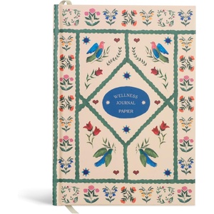Papier Quilted Daydream Hardcover Wellness Journal | Structured Daily Check-Ins | Log Habits, Rituals & Mindful Goals | Prioritize Reflection, Gratitude & Mindfulness | 100 gsm Pages | Self Care Gift