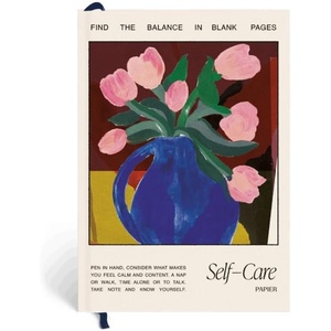 Papier Tulip Vase 12 Week Wellness Journal – Floral Hardback | Log Intentions Sleep & Energy, Morning & Evening | Weekly & Monthly CheckIn | Undated Planner | Reflection & Mindfulness | Self Care Gift