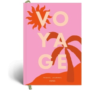 Papier Voyage Travel Journal – Hardcover | Blank Space For 6 Journeys | Packing Guide & List, Itinerary Planner, Journaling & Trip Highlight Space | Travel Games | Country List & Colur-In World Map